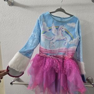 Unicorn Fantasy Kids Costume - Blue and Pink